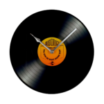 Harvey Makin Vinyl Record Design 30cm Glass Wall Clock