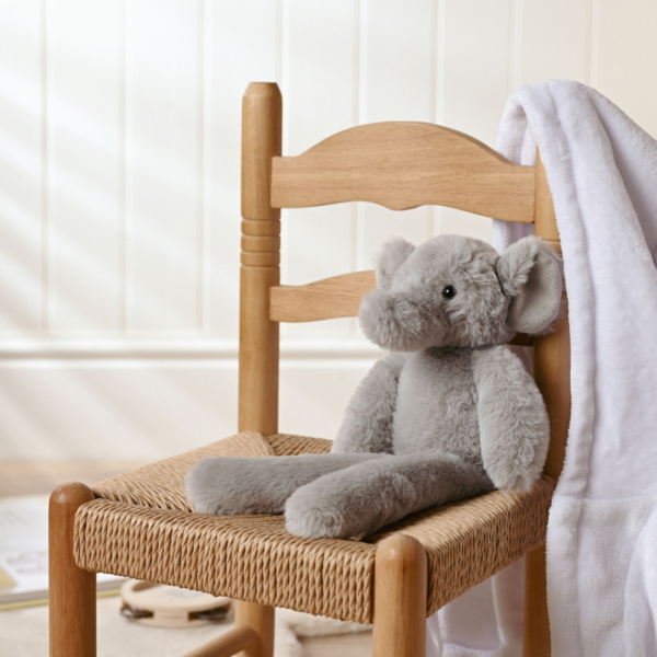 Softies Nelly The Long Leg Grey Elephant Plush Toy (35cm)