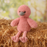 Softies Flo The Long Leg Pink Flamingo Chick Plush Toy (30cm)