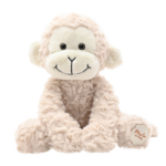 Softies Martin The Sitting Light Brown Monkey Plush Toy (22cm)