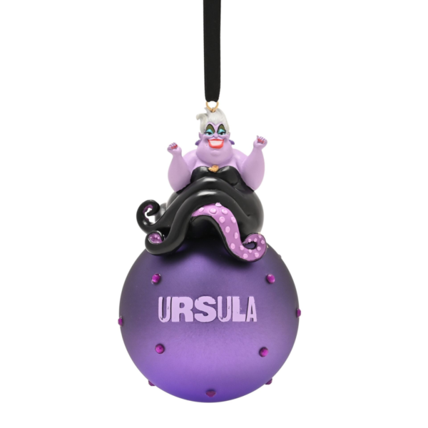 Disney: The Little Mermaid - Ursula On A Glass Christmas Bauble