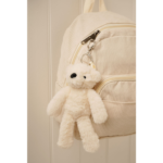 Softies Lola The Cream Plush Teddy Bear Keyring - Image 8