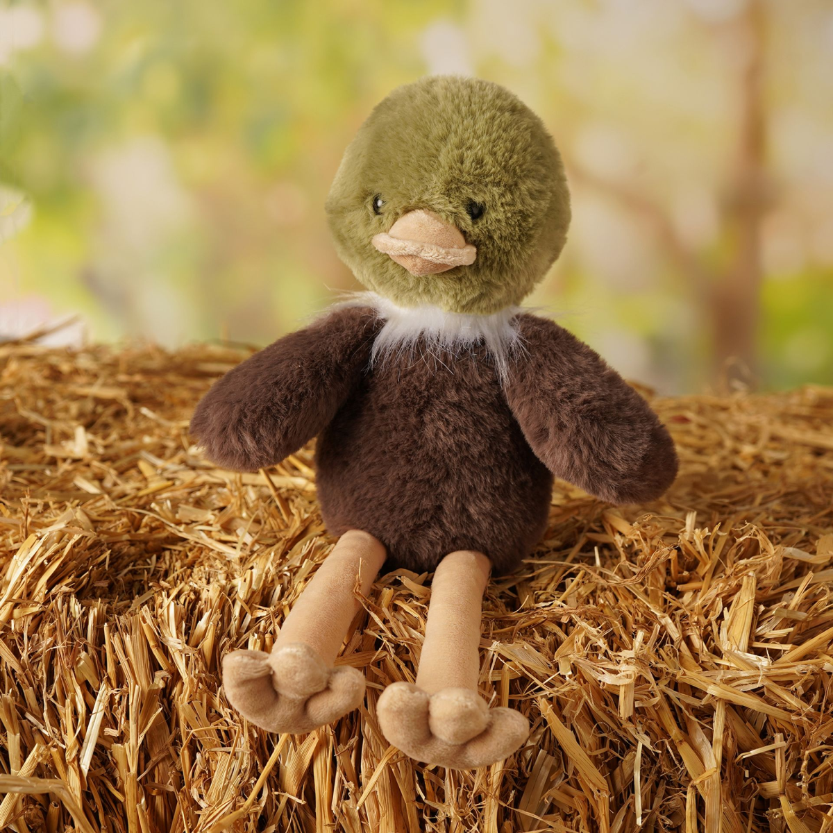 main-141.png Softies Mary The Long Leg Mallard Chick Plush Toy (30cm) - Image 1