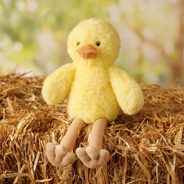 Softies Tara The Long Leg Yellow Chick Plush Toy (30cm)