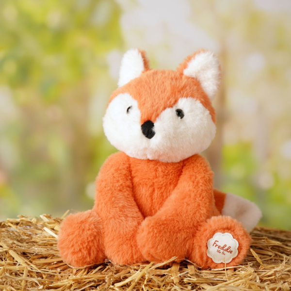 Softies Freddie The Sitting Brown Fox Plush Toy (22cm)