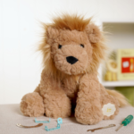 Softies Leo The Sitting Brown Lion Plush Toy (23cm)