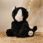 Softies Crumpet The Black & White Cat Plush Toy (20cm)