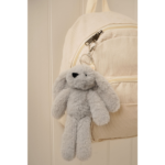 Softies Theo The Grey Plush Bunny Keyring - Image 8