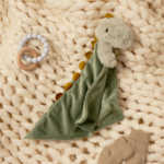 Softies Tommy The T-Rex Dinosaur Two Side Short Plush Baby Comforter