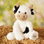 Softies Lucy The Black & White Cow Plush Toy (23cm)