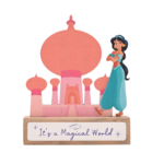 Disney: Jasmine Pastel Princess Mini Castle Wooden Plaque - Image 4