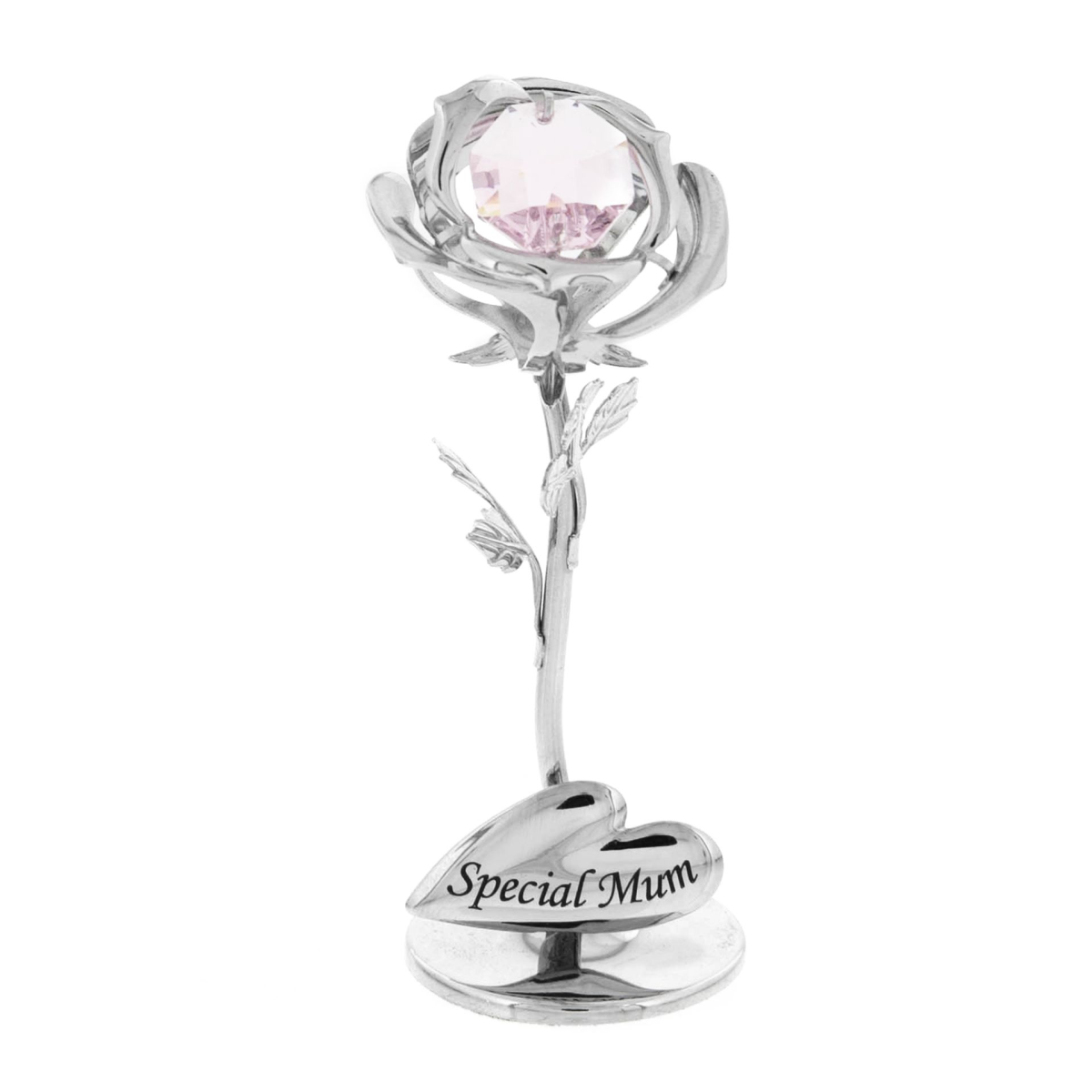main-2.png Crystocraft Chrome Plated 'Special Mum' Celebration Rose Ornament - Image 1