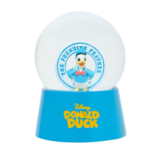 Disney: Donald Duck Blue Resin & Glass Snow Globe