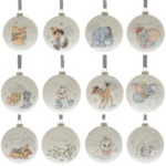 Disney Magical Beginnings Set of 12 Plastic Christmas Baubles