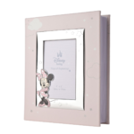 Disney: Minnie Mouse 4" x 6" Portrait Silver Plated & PU Leather Photo Album