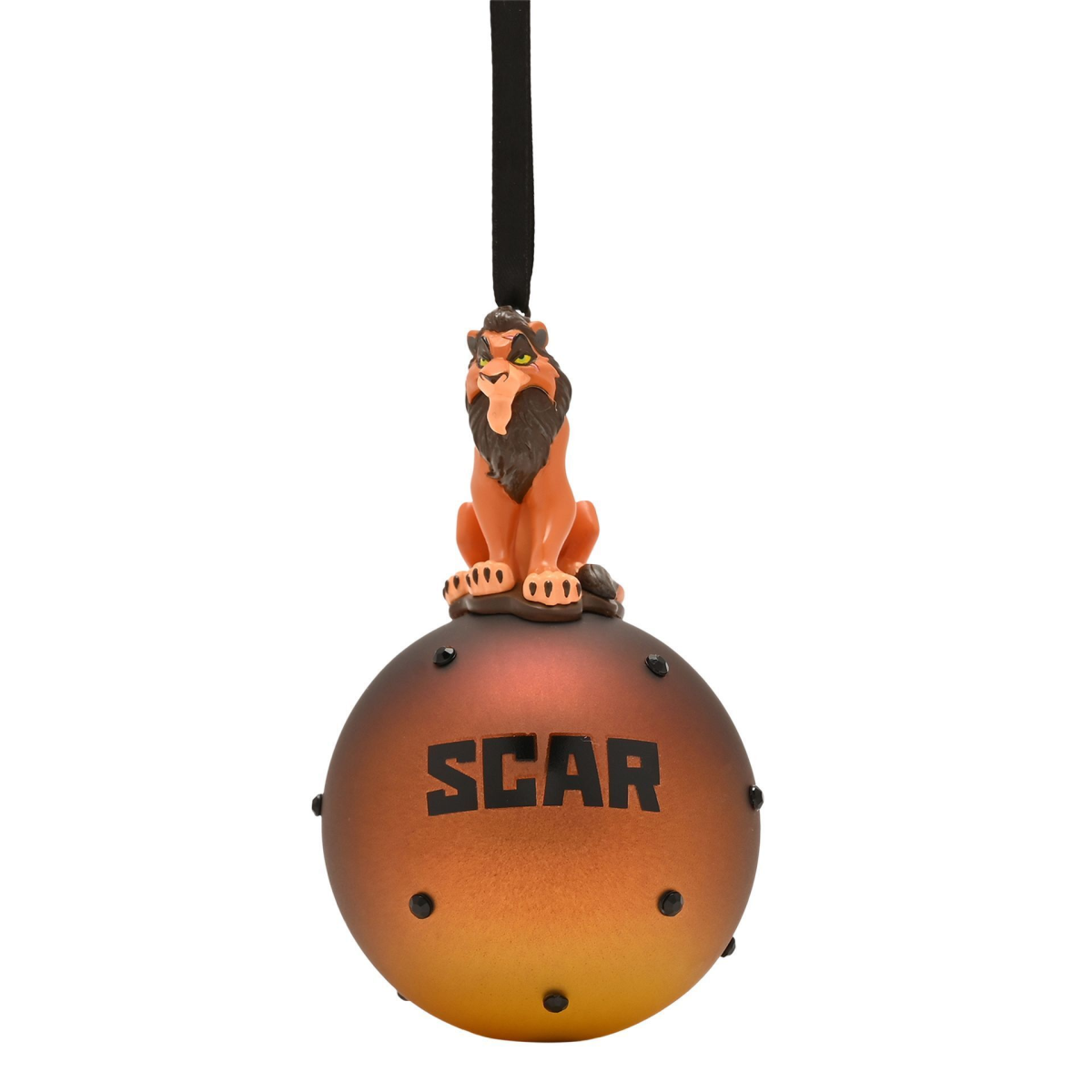 main-216.png Disney: Scar (The Lion King) On A Glass Christmas Bauble - Image 1