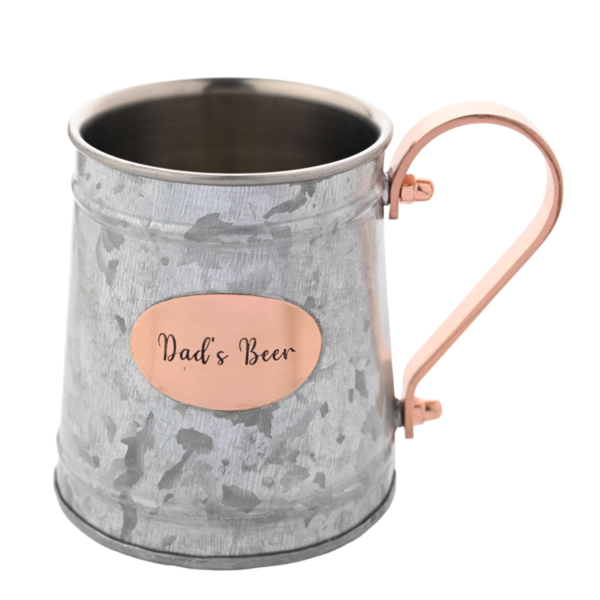Harvey Makin "Dad's Beer" Moscow Mule Metal Mug