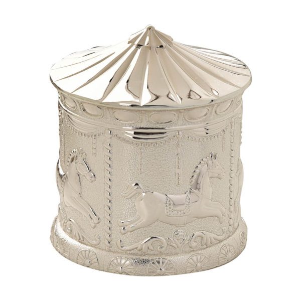Bambino by Juliana Silver Plated Carousel Money Box