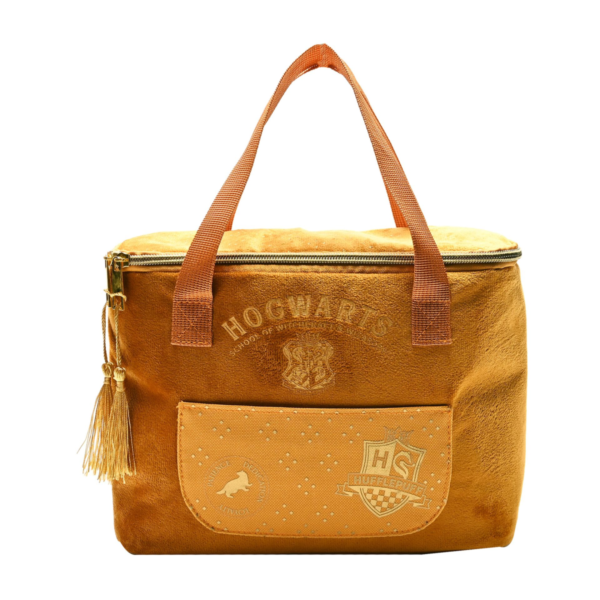 Harry Potter Alumni Yellow Velvet Lunch Bag - Hufflepuff