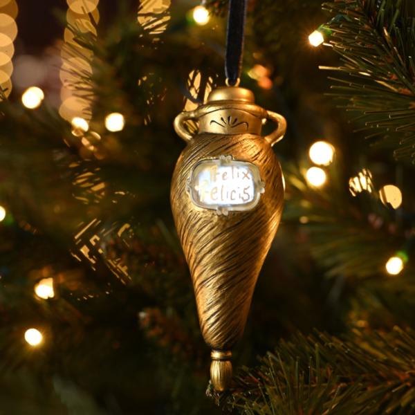Harry Potter Alumni Gold LED Hanging Christmas Decoration - Felix Felicis