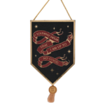 Harry Potter Alumni Black & Gold Wooden Hanging Pendent – I Solemnly Swear