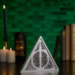 Harry Potter Dark Arts Silver Triangle Ornament - Deathly Hallows