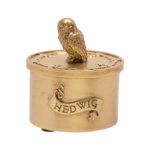 Harry Potter Alumni Gold Resin Trinket Box – Hedwig - Image 4