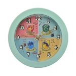 Harry Potter House Crests Design Turquoise Plastic Round Wall Clock