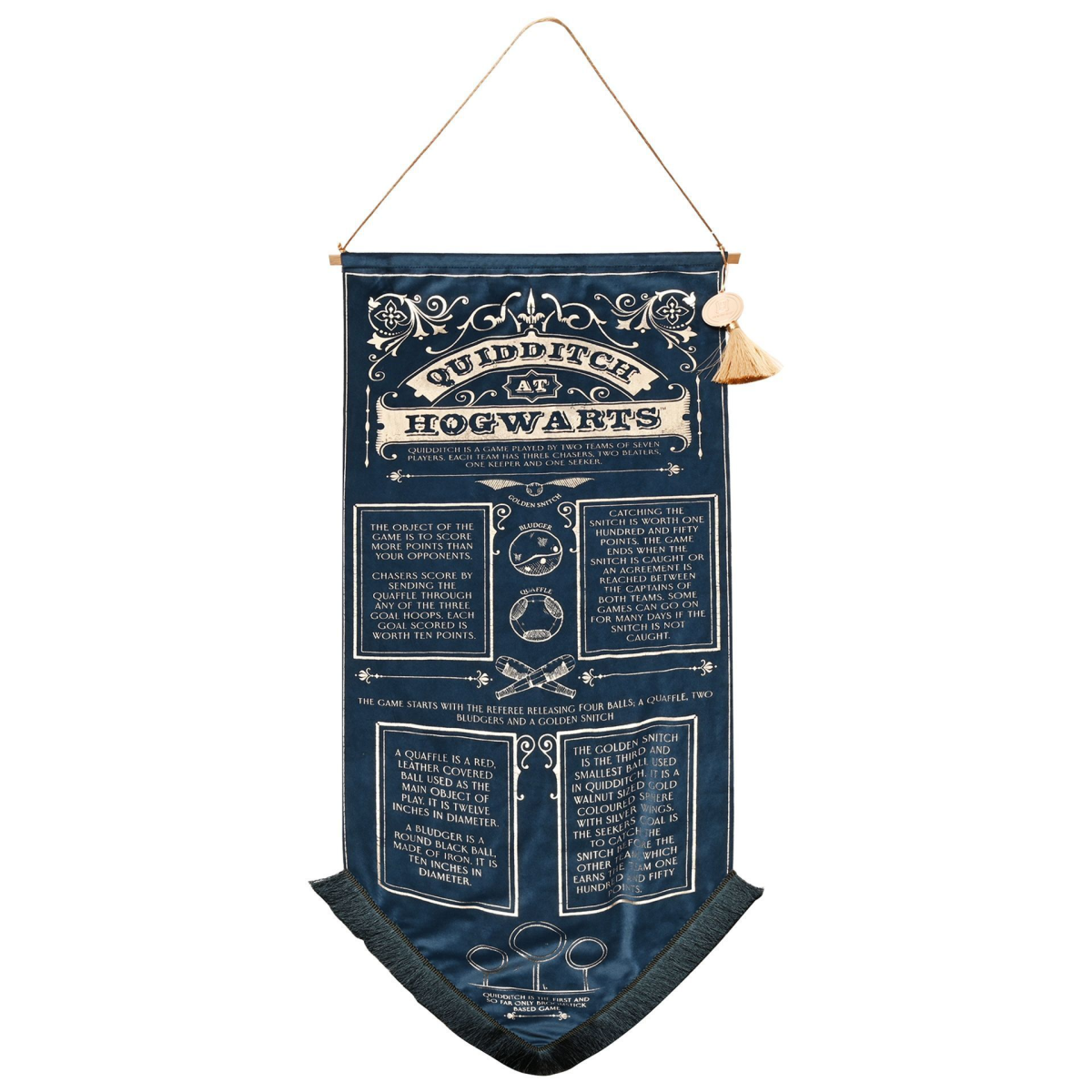main-82.png Harry Potter Alumni Blue Premium Polyester Hanging Banner - Quidditch - Image 1