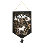 Harry Potter Alumni Black & Gold Glow In The Dark Wooden Pendent - Patronus Animals