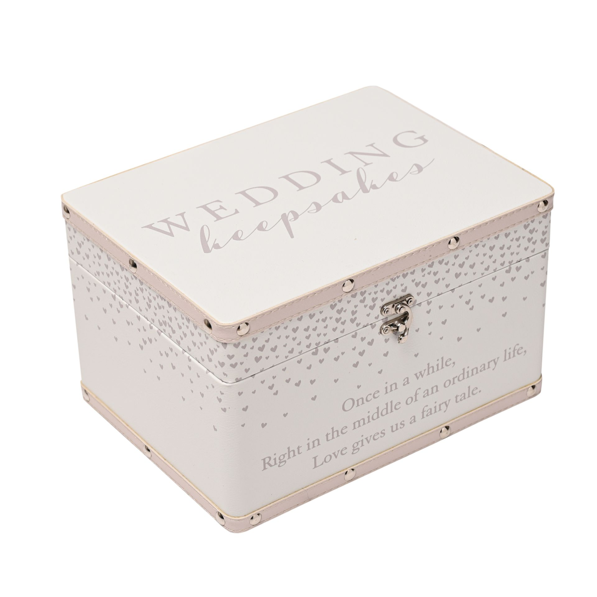 main.png Amore by Juliana Medium 'Wedding Keepsakes' Leatherette Luggage Box - Image 1