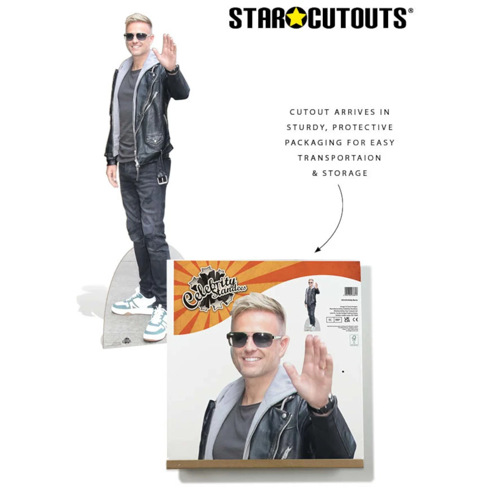 CS1276 Nicky Byrne Westlife Irish Singer Songwriter Lifesize Mini Cardboard Cutout Standee Packaging