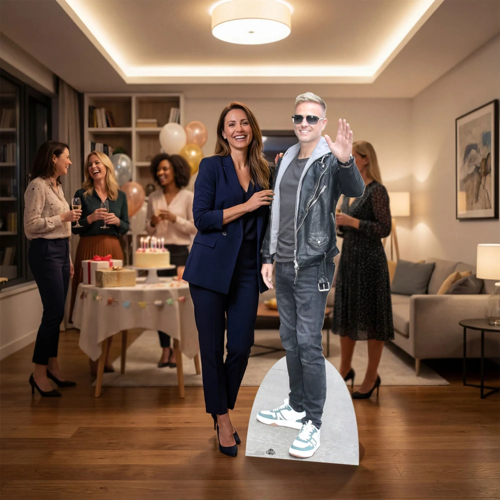 CS1276 Nicky Byrne Westlife Irish Singer Songwriter Lifesize Mini Cardboard Cutout Standee Situ