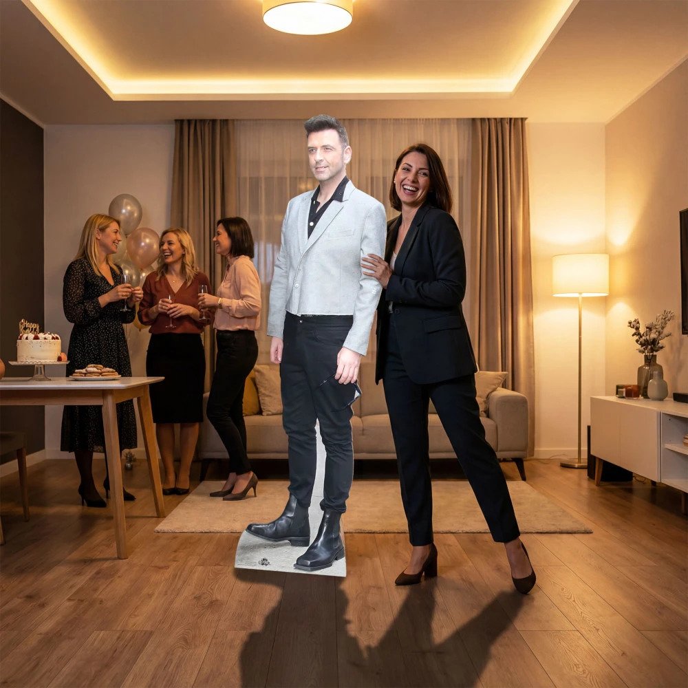CS1277 Mark Feehily Westlife Irish Singer Lifesize Mini Cardboard Cutout Standee Situ