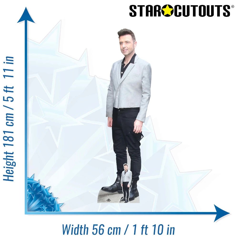 CS1277 Mark Feehily Westlife Irish Singer Lifesize Mini Cardboard Cutout Standee Size