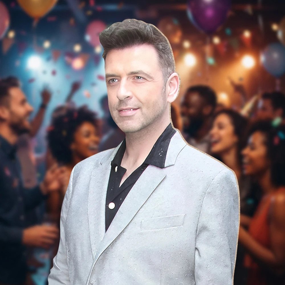 CS1277 Mark Feehily Westlife Irish Singer Lifesize Mini Cardboard Cutout Standee Zoom