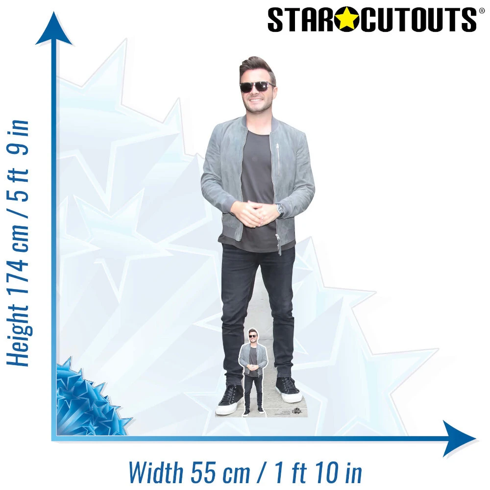 CS1278 Shane Filan Westlife Irish Singer Songwriter Lifesize Mini Cardboard Cutout Standee Size