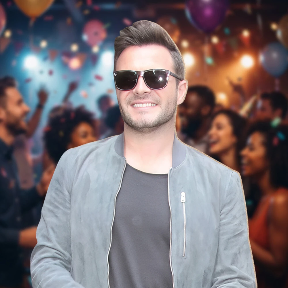 CS1278 Shane Filan Westlife Irish Singer Songwriter Lifesize Mini Cardboard Cutout Standee Zoom