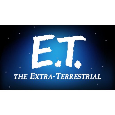 E.T. The Extra-Terrestrial