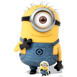 SC1033 Carl Minion Smiling Despicable Me 3 Official Lifesize Mini Cardboard Cutout Standee