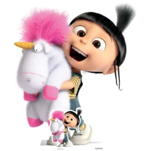 SC1037 Agnes & Fluffy (Despicable Me 3) Lifesize + Mini Cardboard Cutout Standee
