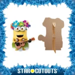 SC1042 Dave Hawaiian Minion with Guitar (Despicable Me 3) Official Small + Mini Cardboard Cutout Standee Frame