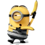 SC1043 Prisoner Minion with Bananas (Despicable Me 3) Official Small Cardboard Cutout Standee