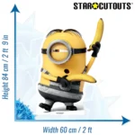 SC1043 Prisoner Minion with Bananas (Despicable Me 3) Official Small Cardboard Cutout Standee Size