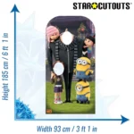 SC1045 Despicable Me with Minions Official Adult & Child Cardboard Cutout Standee Size