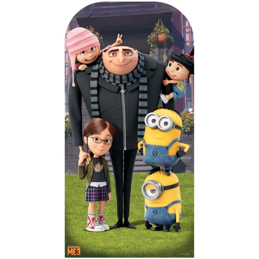 SC1045 Despicable Me with Minions Official Adult & Child Cardboard Cutout Standee
