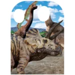 SC1095 Dinosaurs Child Size Stand-In Cardboard Cutout Standee Holes