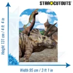 SC1095 Dinosaurs Child Size Stand-In Cardboard Cutout Standee Size