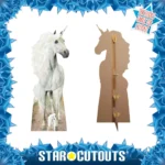 SC1097 Unicorn Lifesize + Mini Cardboard Cutout Standee Frame