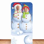 SC1157 Christmas Snowmen Lifesize Stand-In Cardboard Cutout Standee Room
